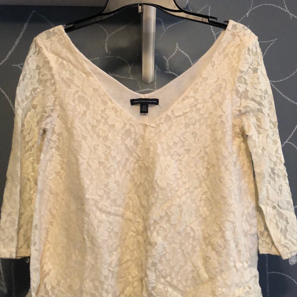American Eagle off the shoulder shirt